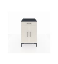 Kronos Komodin 2 Raflı Tek Çekmeceli 2 Kapaklı 60x59x96 Antrasit-Aytaşı