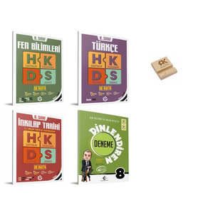 Arı LGS 8. Sınıf Fen Türkçe İnkılap ve Din Haftalık Kazanım Denemeleri 4lü Set + Telefon Standı