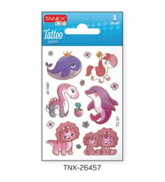 Tanex 7,5x10,5mm Neşeli Mini Tatoo Etiket TNX-26457