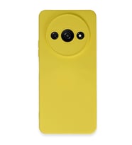 Xiaomi Redmi A3 4g Kılıf Nano İçi Kadife Silikon - Sarı