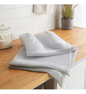 Ocean Home Textile 3'lü Gri Renk Ayakkabı Yıkama Filesi Set