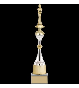 ODAK KUPA - Figürlü Kupalar - Satranç Figürlü Kupalar FG-032 A - 42 cm