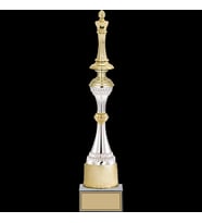 ODAK KUPA - Figürlü Kupalar - Satranç Figürlü Kupalar FG-032 A - 42 cm