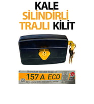 Standart Silindirli Trajlı Kilit Kale 157 A Eko