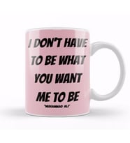 Muhammad Ali Quote LOVER GIFT Kupa Bardak Porselen
