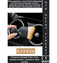 Ergonomik Ev Oto Klima Direksiyon Panel İç Bakım Koruma Yumuşak Kıllı Araba Detay Temizlik Fırçası
