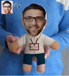 BK Gift Kişiye Özel Best Teacher Tasarımlı Bebek Yastık-3, Öğretmene Hediye, Öğretmenler Günü Hediyesi