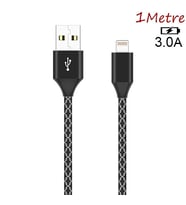 İPhone 14-13-12 11 3.0A Hızlı Halat Usb Şarj Kablosu 1MM-(5775) - HPSBYI2401-6633