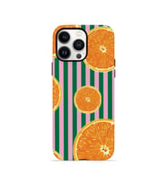 iPhone 13 Pro Max Vorian Çift Katmanlı MagSafe Kılıf Orange Grove Cabana