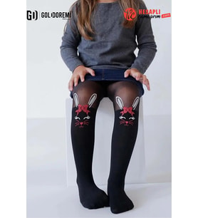 İtaliana 5153 Kız Çocuk Tavşan Külotlu Çorap