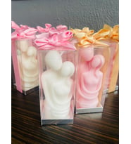 TOPTAN HEDİYELİK KUTULU MUM KOKULU (sevgili) SÖZ, NİŞAN, DOĞUMGÜNÜ, PARTİ, BABYSHOWER 20 adet (Pudra)