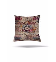 Geometrik Çiçekli Kuş Tüyü Batik Gizli Fermuarlı Yastık Kılıfı Kırlent Kılıfı Koltuk Yastık Kılıfı (Çok Renkli)