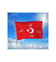 Ters Bayrak / İttihad ve Terakki Bayrağı Premium Raşel Kumaş 70x105 cm