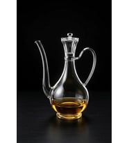 Borosilikat Cam İbrik Yağdanlık 750 ml - Akıtmayan Kulplu Ve Kapaklı Yağlık Sirkelik