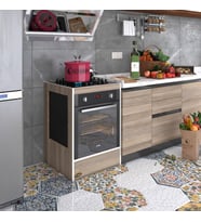 Kenzlife ankastre modülü kabini mangan3 crd fırın ocak dolabı (Karışık)