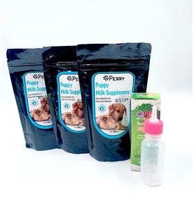 Yavru Köpek Süt Tozu 3 adet + 60ml Biberon