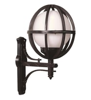 AVONNI BAP-68080-BSY-M6-OP Siyah Boyalı Dış Mekan Aydınlatma E27 ABS Polietilen Cam 40x30cm