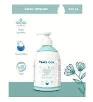 Baby Icon Saç ve Vücut Bebek Şampuanı Vegan Sülfat ve Parfüm Içermez 300 ml