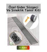 Premium Seri Suya Dayanıklı Gider Süzgeci Sineklik Tamir Kiti Bant 0.55 Mm 12 Cm X 4 Metre 1 Adet
