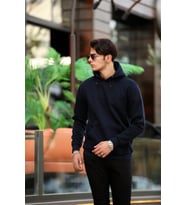 Miron Basic Sweatshirt Regular Fit-Lacivert