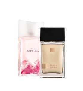 Avon Black Suede Erkek Parfüm ve Soft Musk Kadın Parfüm Paketi
