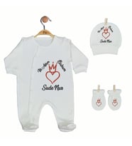 Pia Baby Sevgililer Günü Baba Temalı İsme Özel Bebek Tulum SG02