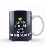 Keep Calm And Ask Reinhardt Overwatch Kupa Bardak Porselen