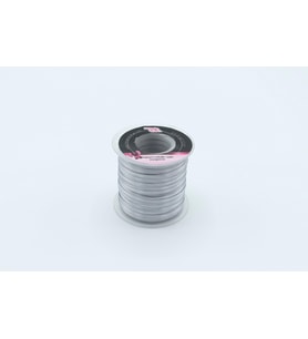 Gül Saten Kurdele Gri 3.5MM