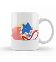 Gotta Go Fast Sonic The Hedgehog Kupa Bardak Porselen