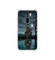 PrintiFy Xiaomi Redmi Note8pro ile Uyumlu Simya Serisi Gölge Ve Cam Tasarımlı Uv Baskılı Köşe Korumalı Antişok Kılıf