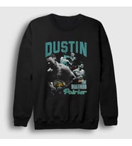 Presmono Unisex Siyah The Diamond Ufc Mma Dustin Poirier Sweatshirt 432757tt