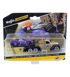 Maisto 1987 Buick Regal T-Type ve Taşıyıcı Tır 1:64 Arabalar