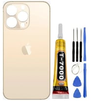 Apple İphone 13 Pro Arka Kapak + Tamir Seti + B7000 Yapıştırıcı (Altın)