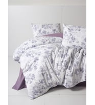 Cotton Box Flanel Nevresim Takımı Çift Kişilik Sadie Mor