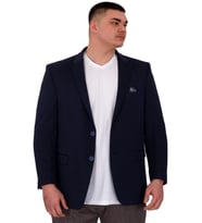 Mode XL Büyük Beden Erkek Ceket Blazer Diago 23027 Indigo