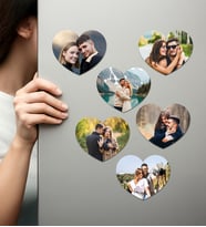 Kişiye Özel Ahşap Fotoğraflı UV Baskılı Magnet