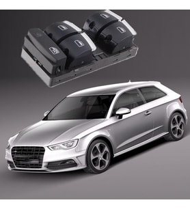 AUDİ A3 CAM AÇMA KAPAMA ANAHTARI 2004--2013 MODEL ARASI