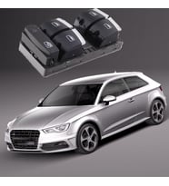 AUDİ A3 CAM AÇMA KAPAMA ANAHTARI 2004--2013 MODEL ARASI
