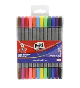 Pritt Çift Taraflı Keçeli Kalem 12Li