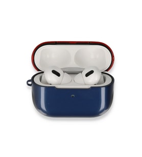Apple Airpods 3 (3.nesil) 3in1 Kılıf - Lacivert-kırmızı