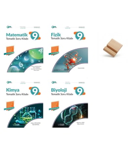 Palme 9. Sınıf 2027 MAARİF Matematik Fizik Kimya ve Biyoloji Tematik Soru Bankası 4lü Set