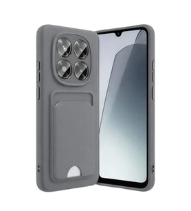Xiaomi Redmi Note 15 4g Kelvin Kartvizitli Silikon - Gri