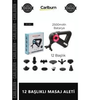 Özel Üretim Profesyonel Ergonomik Kas Gevşetici Vibrasyon Terapi Şarjlı 12 BAŞLIKLI MASAJ ALETİ