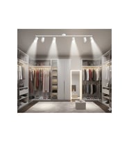 GU10 Altılı 6 lı Hareketli Başlık 150 cm Beyaz Modern Led Tavan Spot Avize Tasarruflu Led Ampul