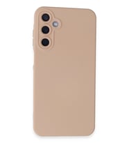 Galaxy A25 5G Kılıf Nano Içi Kadife Silikon - Pudra