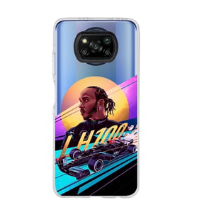 Poco X3 Pro / X3 NFC Uyumlu Lewis Hamilton Tasarımlı Şeffaf Telefon Kılıfı