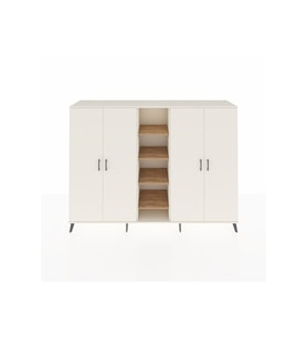 Hyperion Dolap 12 Raflı 4 Kapaklı 220x44x163 Aytaşı-Aytaşı/Çam