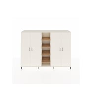 Hyperion Dolap 12 Raflı 4 Kapaklı 220x44x163 Aytaşı-Aytaşı/Çam