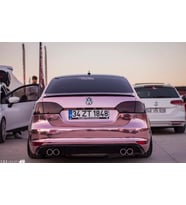 Volkswagen Jetta Custom Makyajlı 2014 - Sonrası  Kasa Difüzör (Plastik)