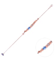 Nusnus Kadın Gümüş Bileklik Rose Gold ZRK 2160 6.6 GR